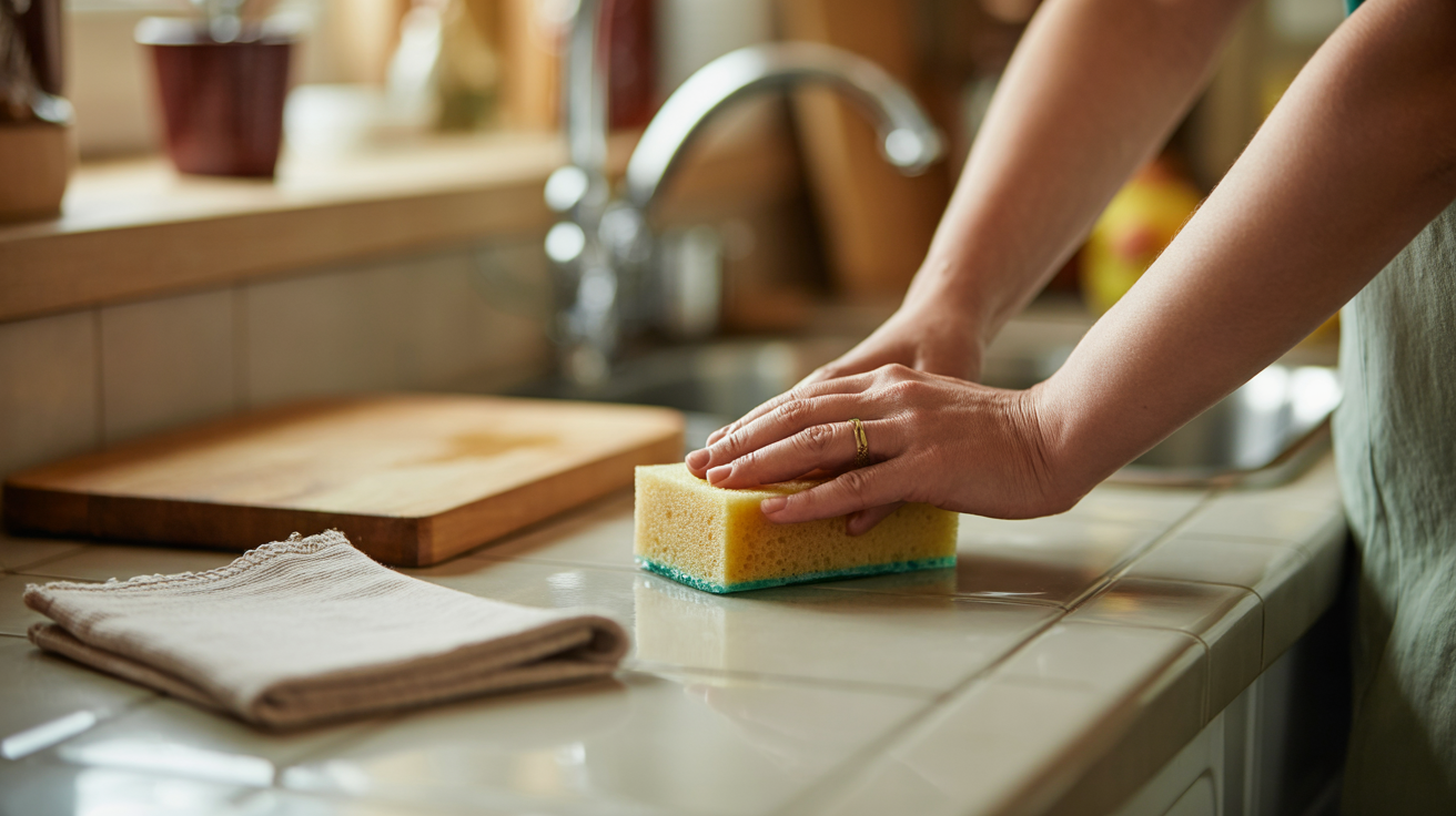 Ni lejía ni amoníaco: el gesto que hace falta antes de desinfectar la cocina
